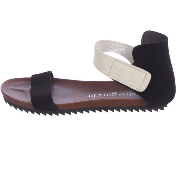Pedro Garcia Shoes - Pedro Garcia Jalila black & white sandals